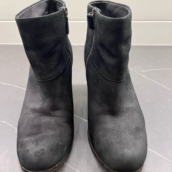Cole Haan Black Suede 3” Booties. Size 9 ½ - Picture 2 of 6